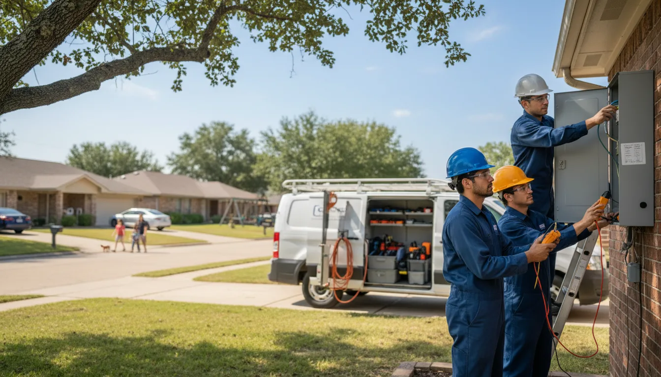 Certified electrician providing emergency electrical services in Elm Grove, LA